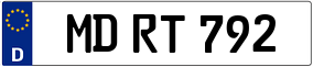 Truck License Plate
